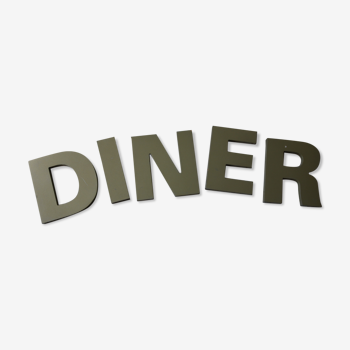 Diner Sign Letters