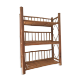 Vintage rattan shelf year 60