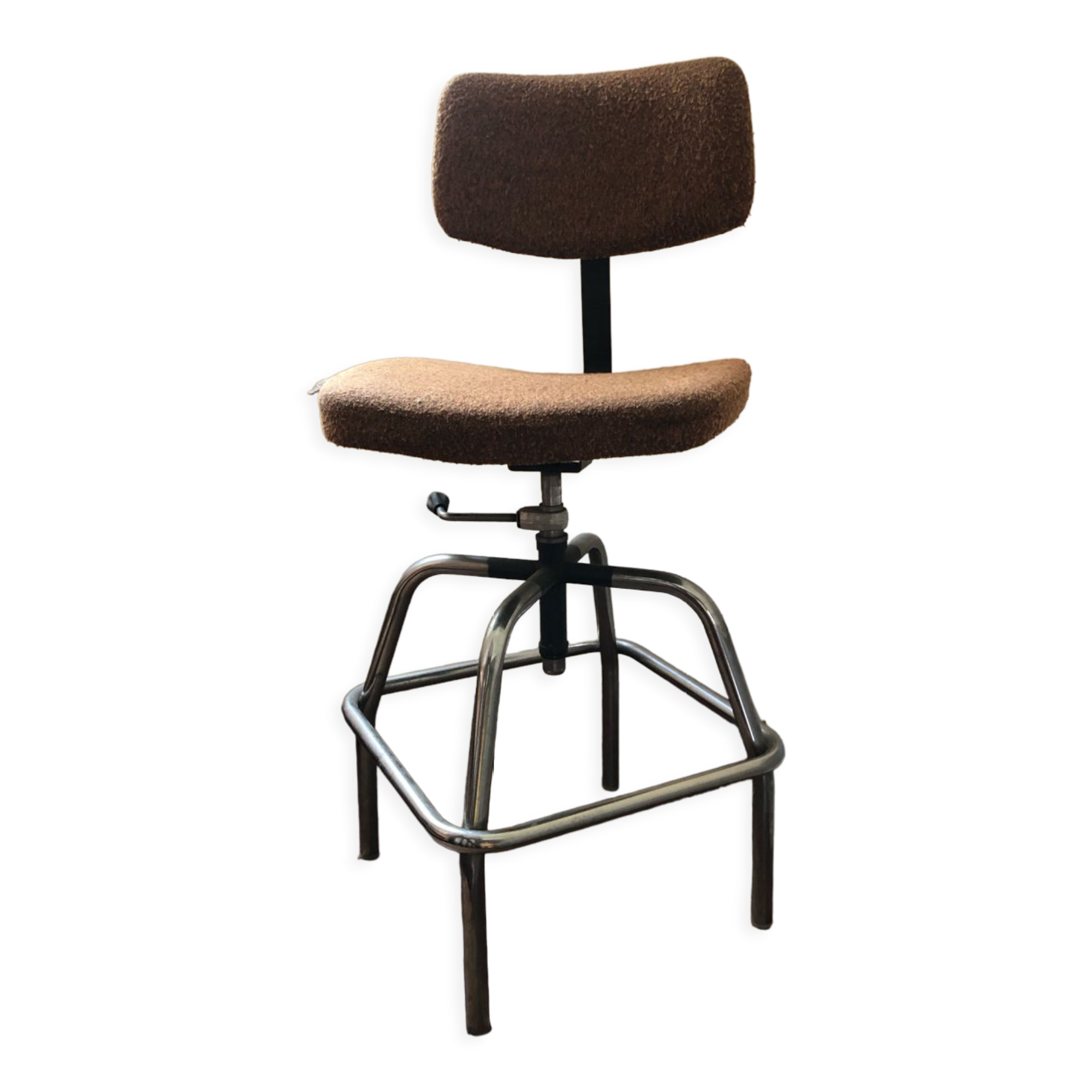 Vintage industrial architect desk chair