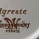 Antique coffee service in Sarreguemines earthenware.