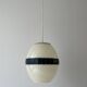 Plexiglass ceiling light in the shape of an egg, 1960s, Italy
