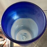 Vintage vase in two-tone glass paste
