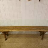 Antique solid wood bench