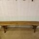 Antique solid wood bench