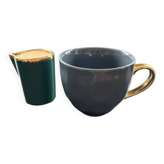 Set tasse et crémier