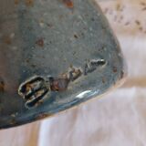 Glazed stoneware jug signed Baudat
