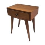 Very nice little bedside 50s, compass feet.