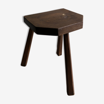 Wooden tripod stool