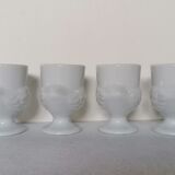 4 shellfish hen white porcelain