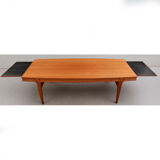 Blond teak, Johannes Andersen low table