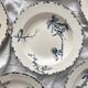 6 “Oxford” ironstone soup plates from Choisy le Roi