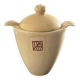 Glazed stoneware sugar bowl jars