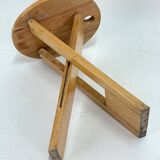 Suzy DLG Roger Tallon Wood Stool - no Charlotte Perriand - Vintage