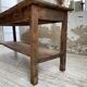 Drapery console table in pine