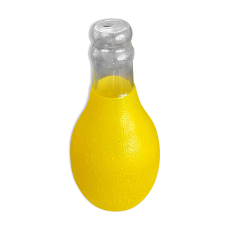 Lampe bouteille en verre des années 70