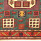 Antique Kazak Karachopf rug with geometrical design, 1920-1930