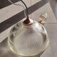 Prismatic glass pendant lamp 1950