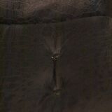 Space Age Lounge Chair, White Lacquer, Leather, Reptile Look, Germany, 1970s