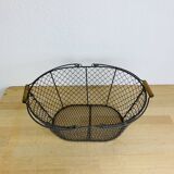 Vintage metal basket