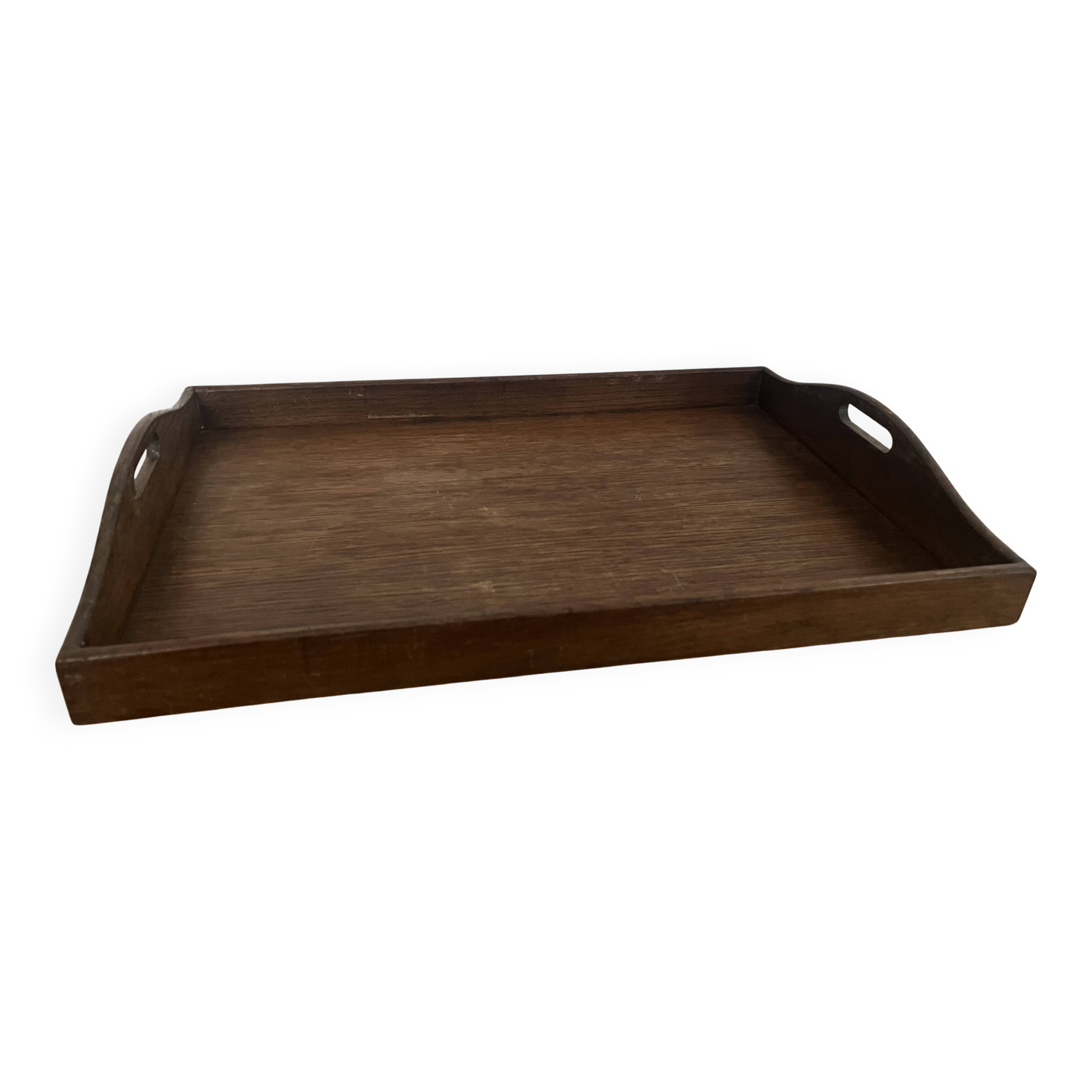Large wooden platter