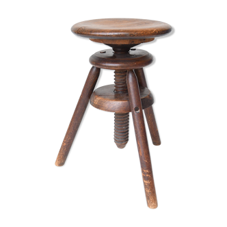Tabouret d'architecte à vis