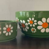 Duo vintage plant pot West Germany