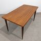 Table à manger scandinave vintage extensible en teck