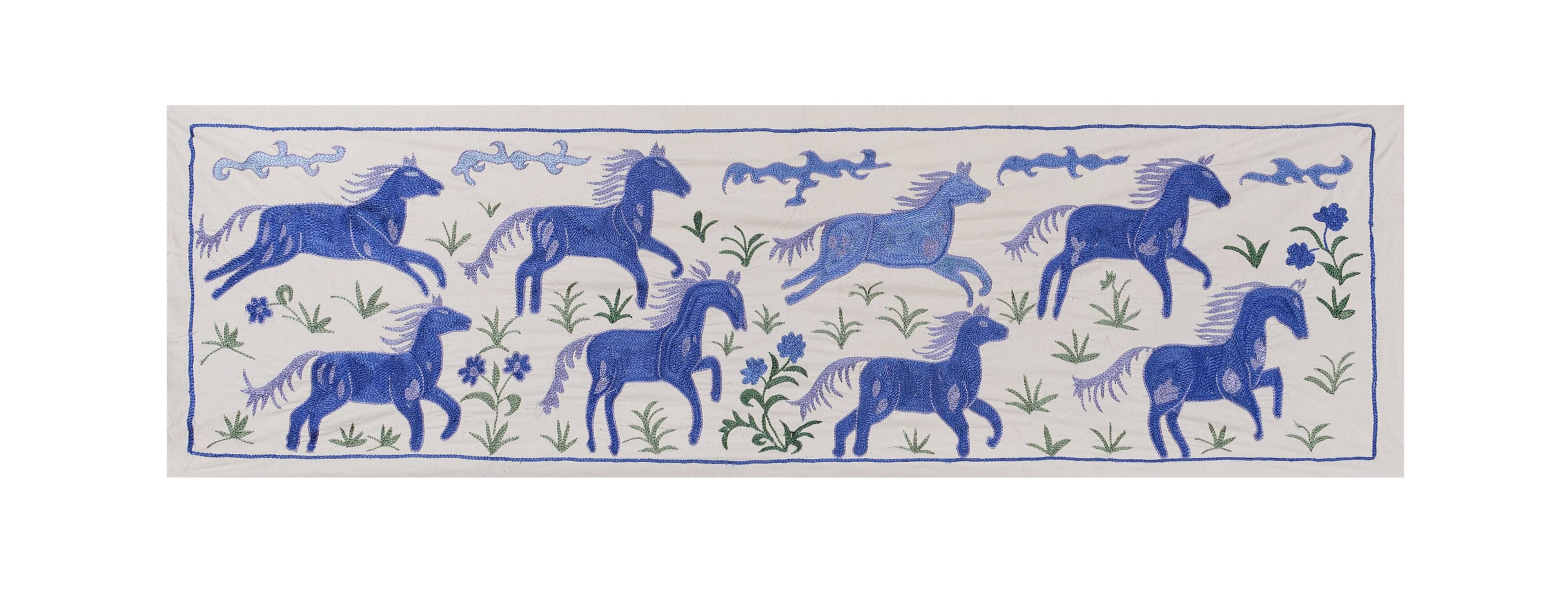 Tapis noué à la main, tapis turc vintage 49x152 cm