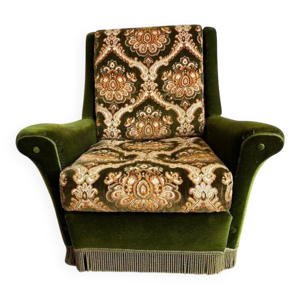 fauteuil vintage vert