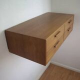 Teak Wall Drawer Module By Kai Kristiansen For Feldballes Møbler, 1960s