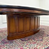 English Globe Wernicke Style Art Deco Conference Table