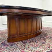 English Globe Wernicke Style Art Deco Conference Table