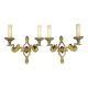 Pair of Empire style swan sconces - Lucien GAU, Paris