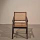 Pierre Jeanneret, original SI-28-B armchair in teak and caning, Mid-Century Modern