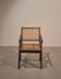Pierre Jeanneret, original SI-28-B armchair in teak and caning, Mid-Century Modern