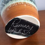 Vintage ceramic vase by Rumney Wales