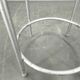 1950s German Industrial Stool with Plywood Seat