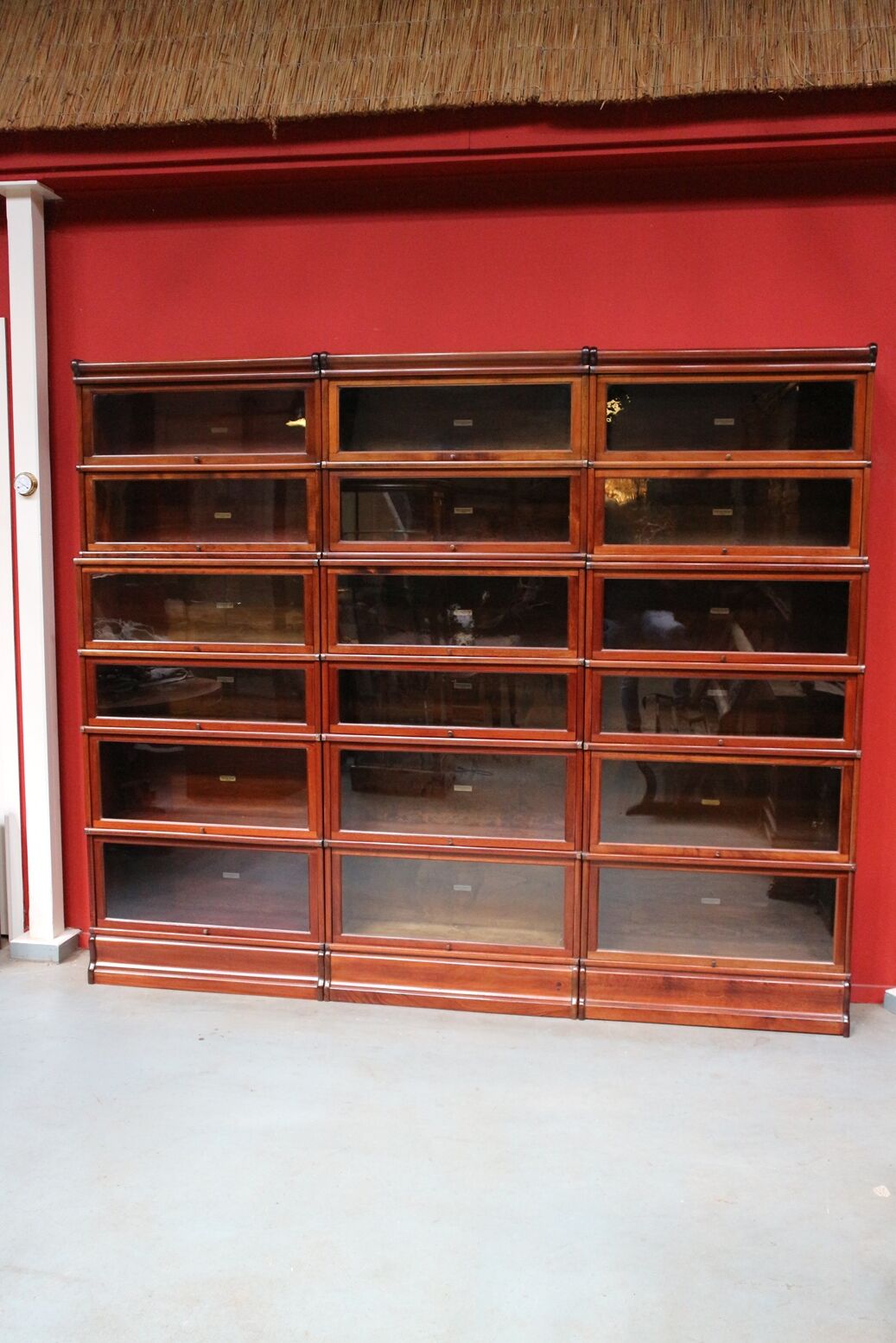 Antique mahogany bookcase