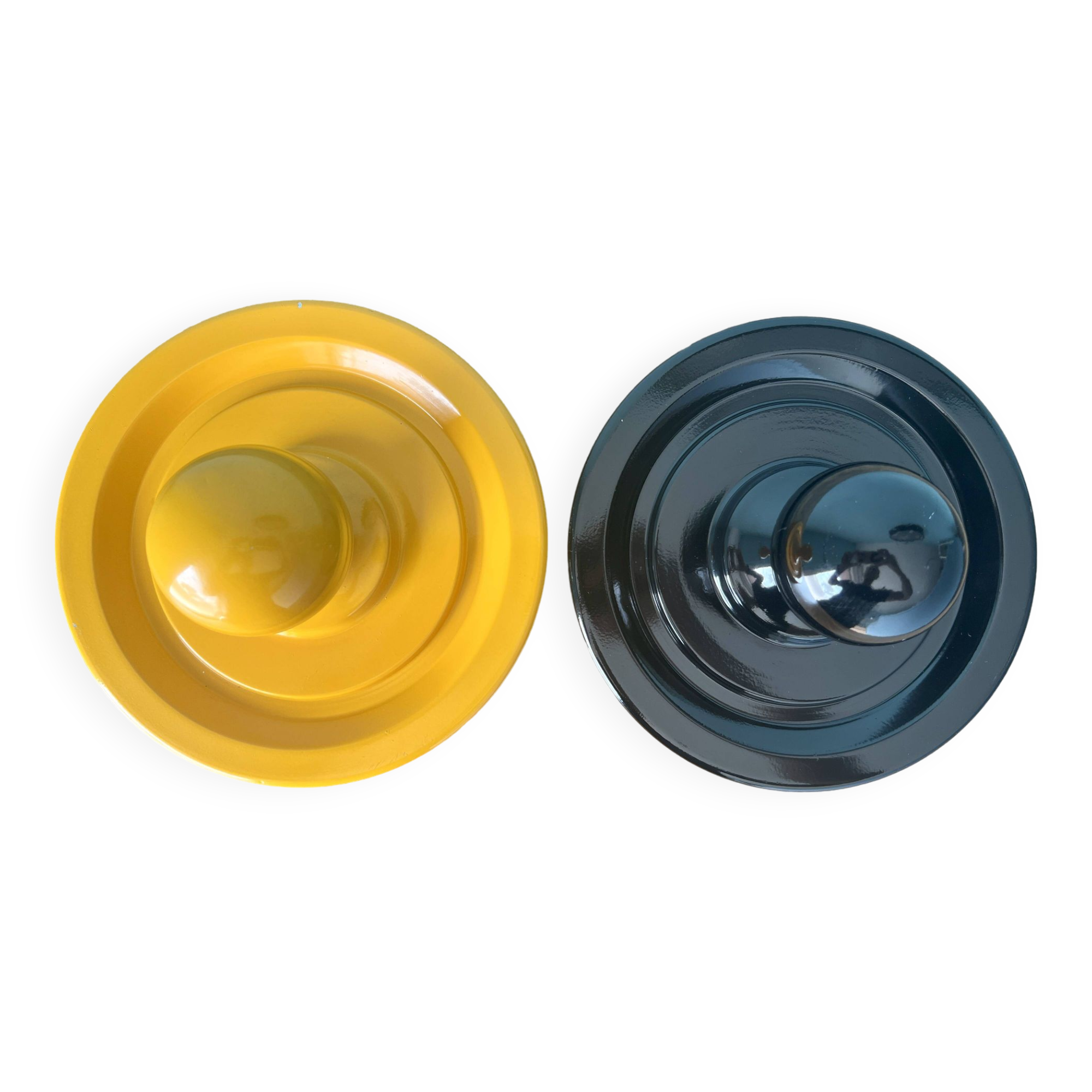 Vintage Vibes Coat Rack Duo - Design vintage des années 70 - Porte-manteau fonctionnel coloré en métal avec Pop Eleg