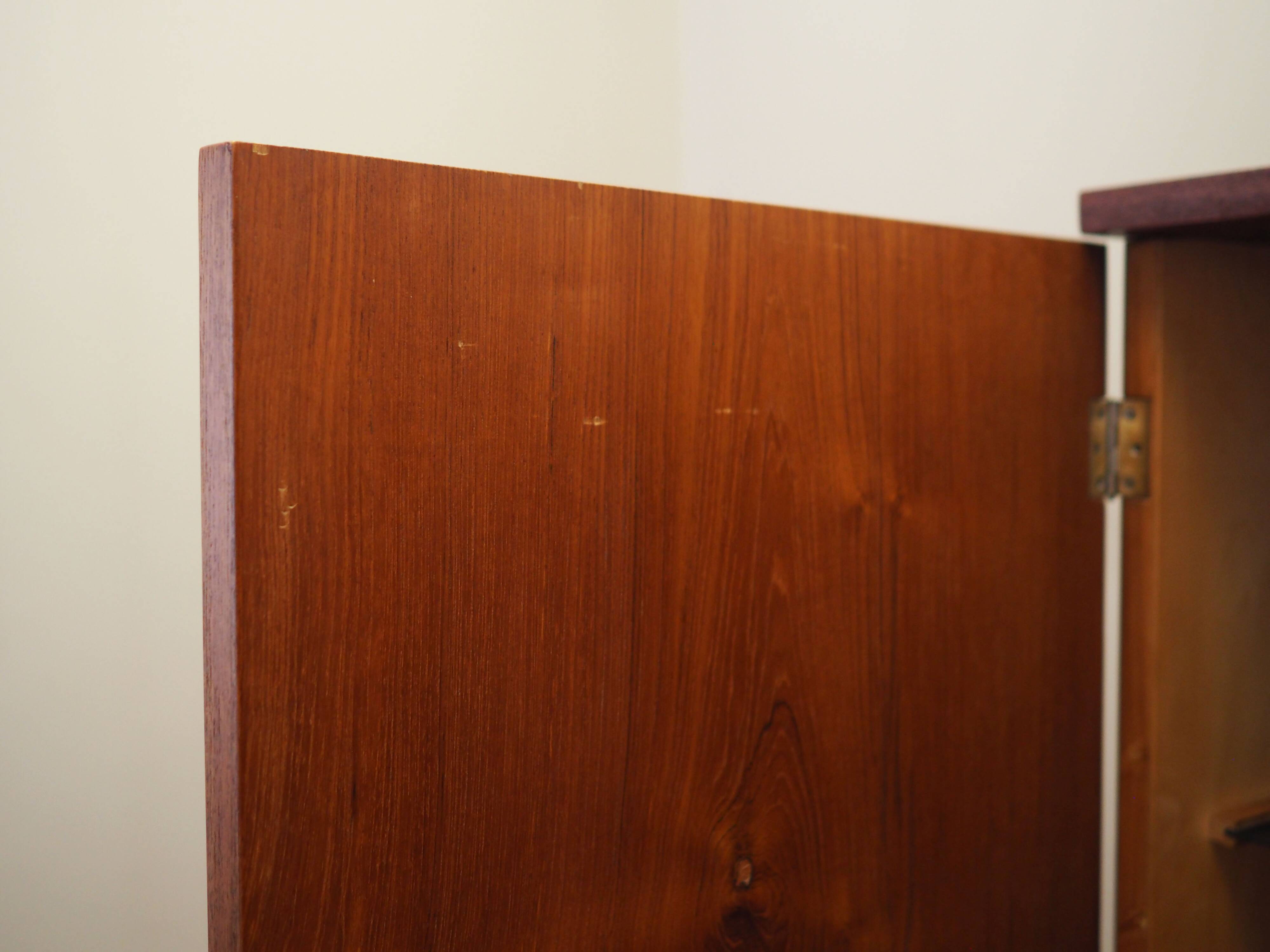 Teak wardrobe, Danish design, 1960s, production: Denmark