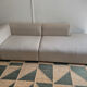 Sofa, there are magazines.