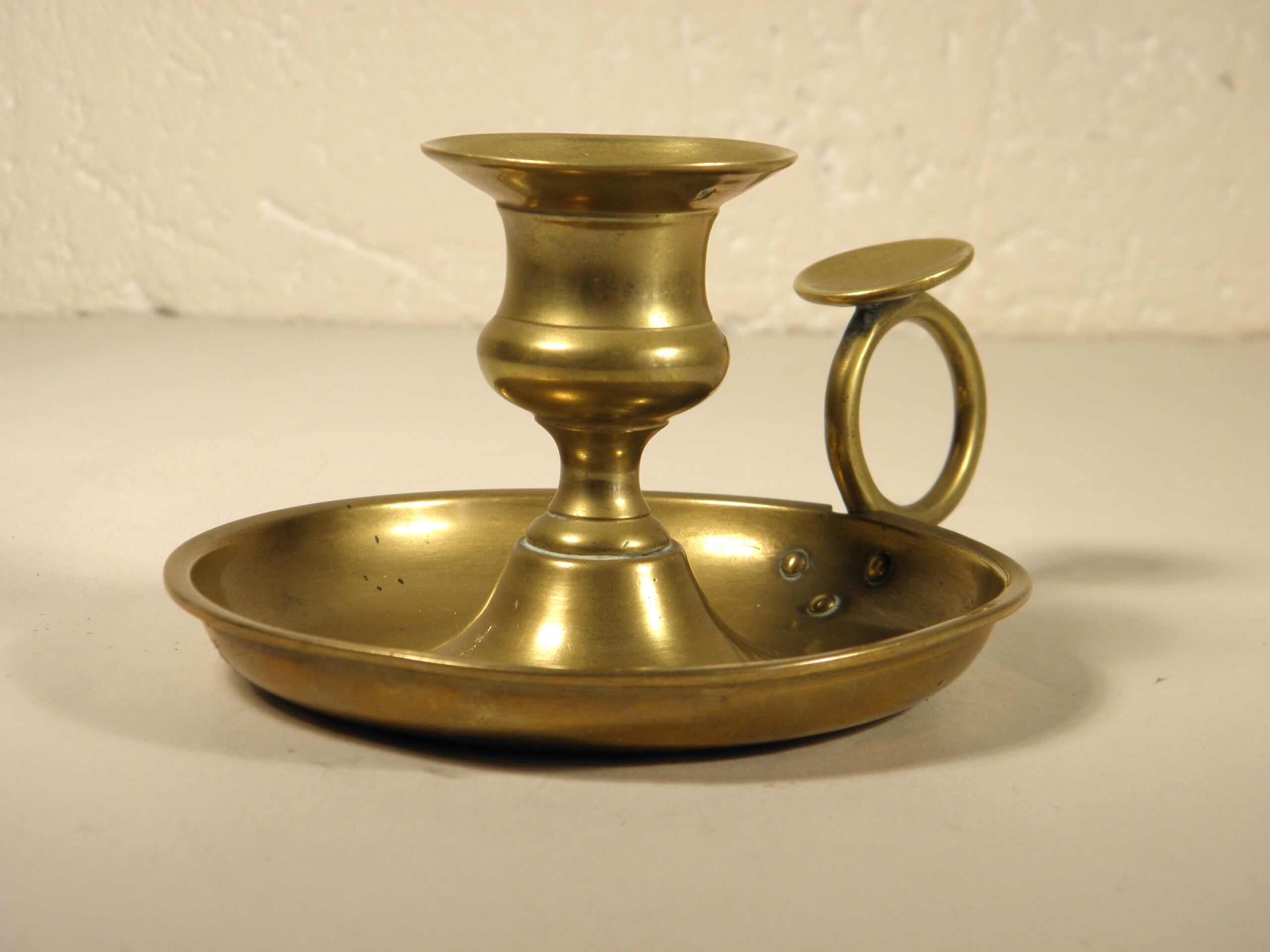 Brass candle holder