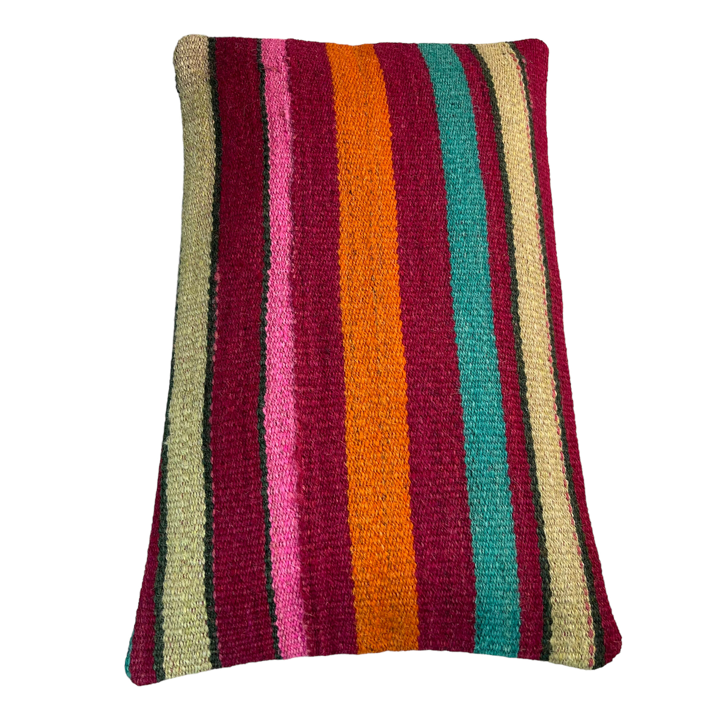 Vintage turkish kilim cushion cover, 30 x 50 cm