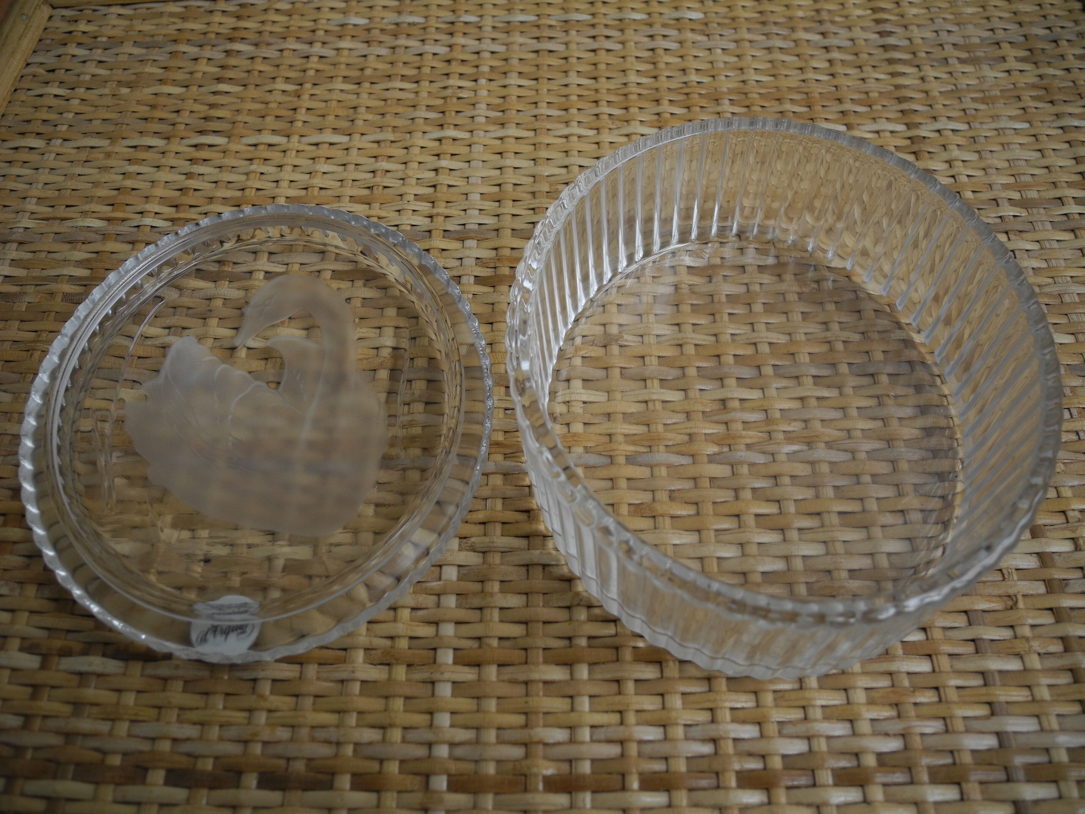 Vintage Arques crystal candy box