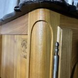 Buffet 2 doors in solid cherry louis XV style