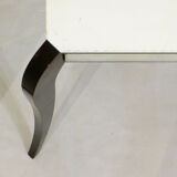 Mirror Art Deco coffee table - curved feet