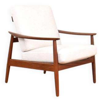 Mid-Century Danish Teak Armchair FD-164 by Arne Vodder for France & Son, 19