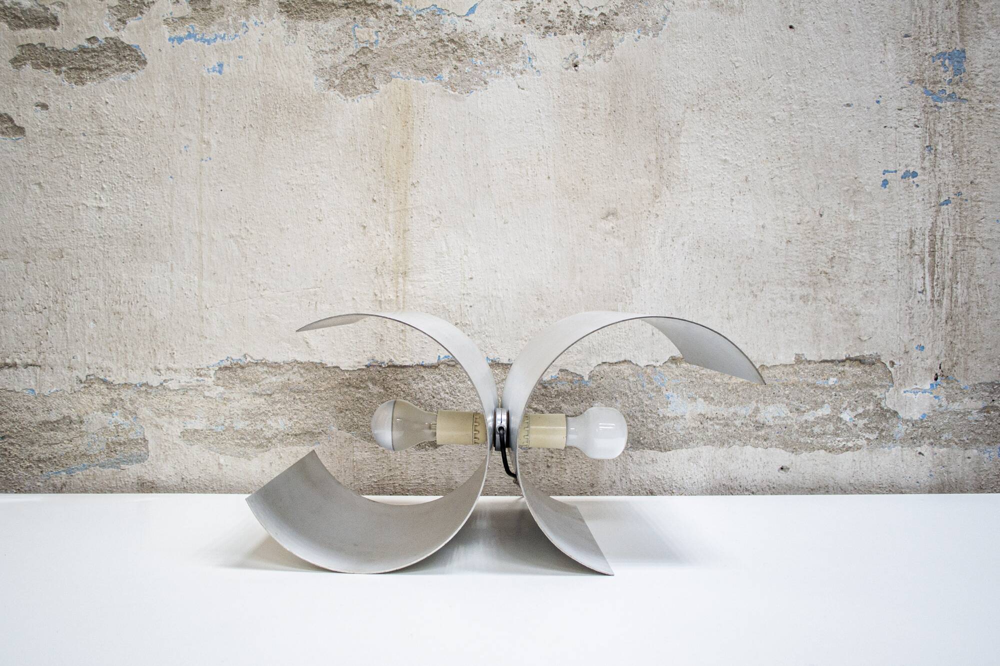 Aluminium Table Lamps by Giuliano Cesari for Nucleo Sormani, 1960s