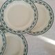 Old flat plates in "Recamier" model iron earth from the French salin factory