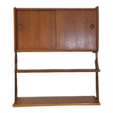 Ergo teak wall shelves, Vintage Scandinavian 1960s